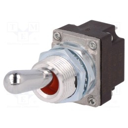 1 pcs x HONEYWELL - 1MT2-6 - Switch: toggle, Pos: 2, SPST, (ON)-OFF, 0.1A/28VDC, -40÷85°C, IP68