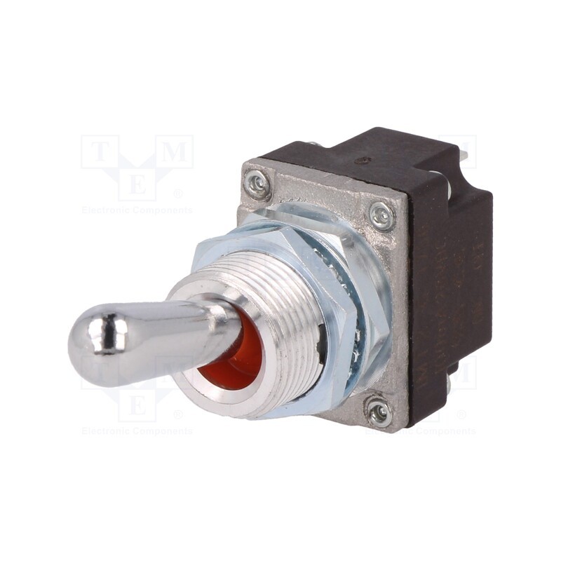 1 pcs x HONEYWELL - 1MT2-6 - Switch: toggle, Pos: 2, SPST, (ON)-OFF, 0.1A/28VDC, -40÷85°C, IP68