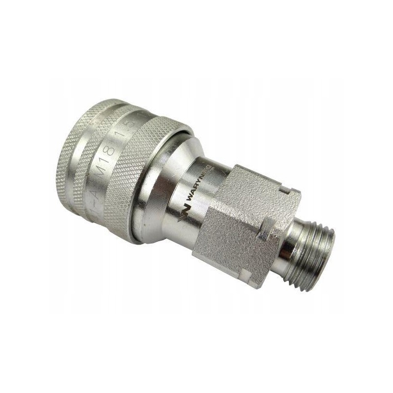 Hydraulic quick connector, socket M18x1 5 Warynski