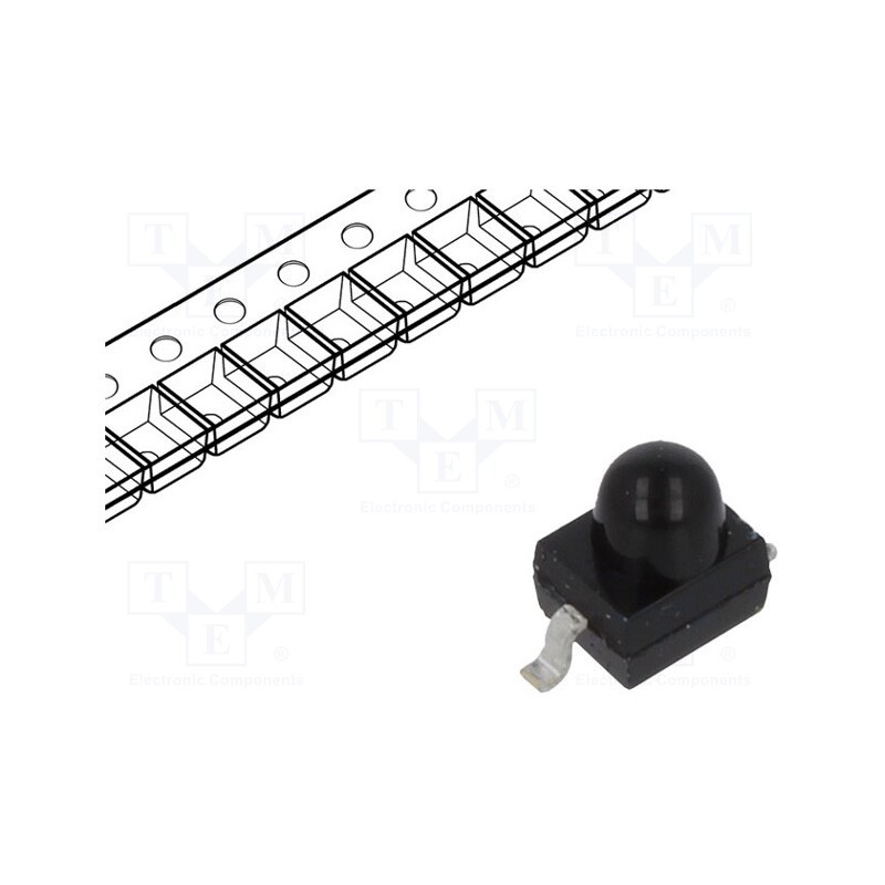 2 pcs x VISHAY - TEMD1020 - PIN photodiode, 1.9mm, Gull wing, SMD, 940nm, 870÷950nm, 30°, black