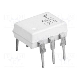 2 pcs x ONSEMI - 4N33M - Optocoupler, THT, Ch: 1, OUT: Darlington, Uinsul: 2.5kV, Uce: 30V