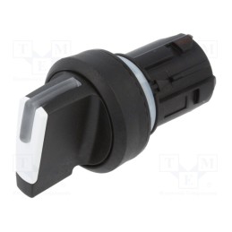 1 pcs x EAO - 45-2828.1C90.001 - Switch: rotary, 22mm, Stabl.pos: 2, white, none, IP66,IP67,IP69K