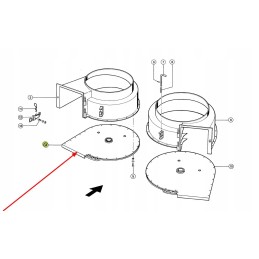 797626 1 lower radial distributor housing