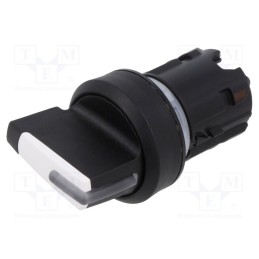 1 pcs x EAO - 45-280S.1C90.003 - Switch: rotary, 22mm, Stabl.pos: 1, white, none, IP66,IP67,IP69K