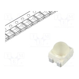 5 pcs x ams OSRAM - LY E65F-DAEB-46-1 - LED, SMD, 3528,PLCC4, yellow, 5600÷14000mcd, 3.4x3x3.5mm, 60°, 70mA