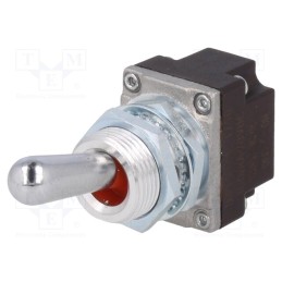1 pcs x HONEYWELL - 1MT2-4 - Switch: toggle, Pos: 2, SPST, (OFF)-ON, 0.1A/28VDC, -40÷85°C, IP68