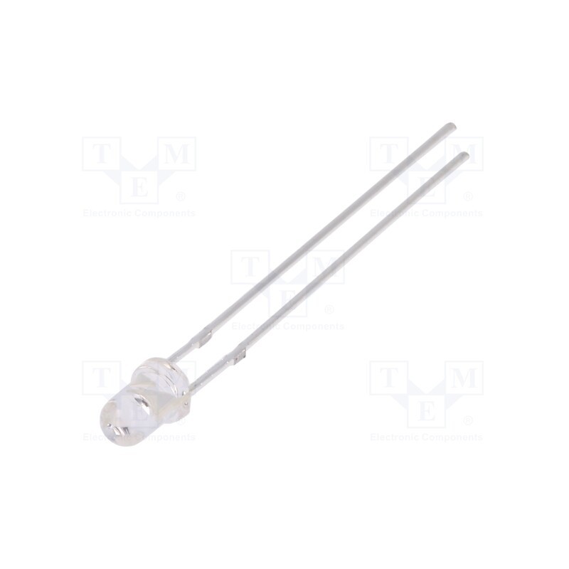 1 pcs x OPTOSUPPLY - OSR5RU3131A - LED, 3mm, red, 1560÷2500mcd, 30°, Front: convex, 1.8÷2.6V