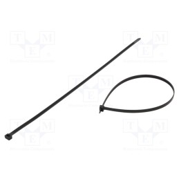 100 pcs x FIX&FASTEN - FIX-S-9.0X530/BK - Cable tie, L: 530mm, W: 9mm, polyamide, 778N, black, Ømax: 152mm