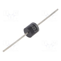 1 pcs x VISHAY - P600G-E3/73 - Diode: rectifying, THT, 400V, 22A, , Ifsm: 400A, P600, 2.5us