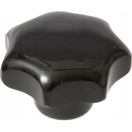 Star knob m6x32, black phenolic resin