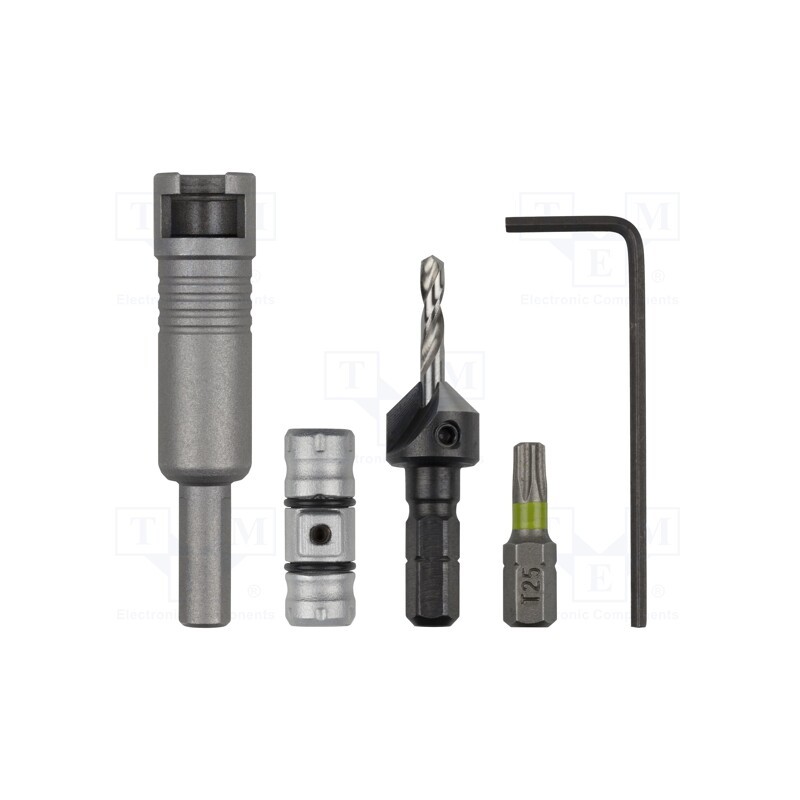 1 set x WOLFCRAFT - 3082000 - Holders for screwdriver bits, Mounting: 1/4' (C6,3mm), FLIPBIT