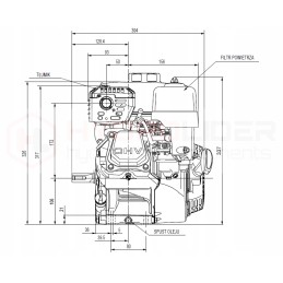Internal combustion engine honda gx160 ut2sx40h pump 3 05cm