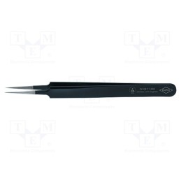 1 pcs x KNIPEX - 92 28 71 ESD - Tweezers, non-magnetic, Blade tip shape: sharp, Blades: narrow