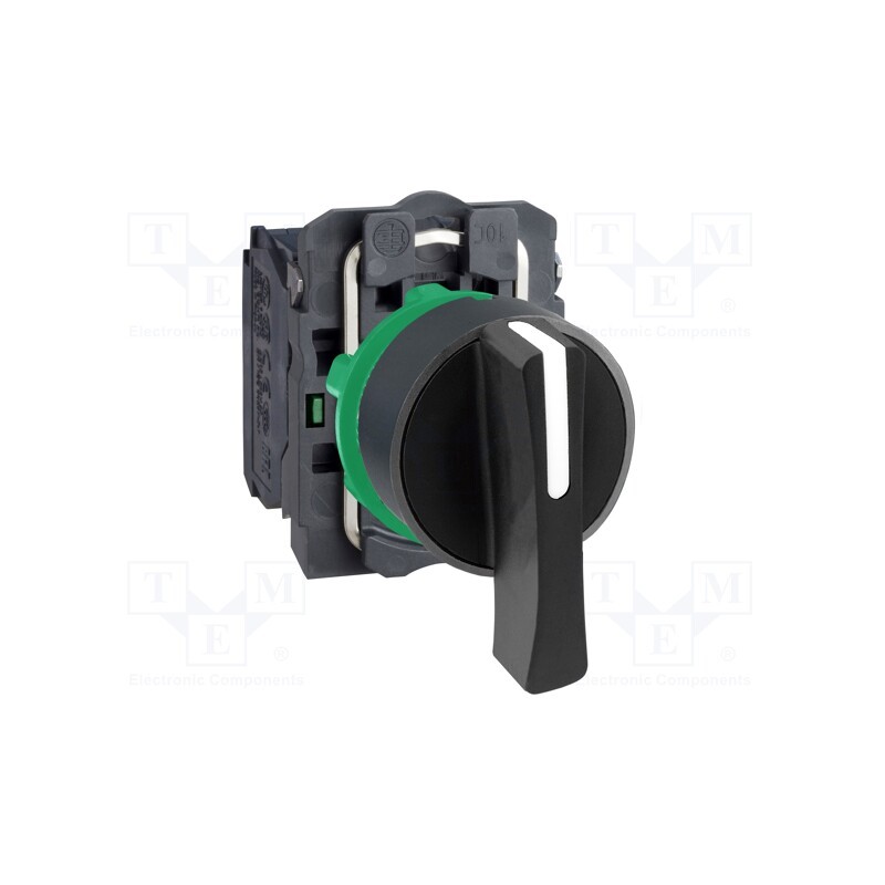 1 pcs x SCHNEIDER ELECTRIC - XB5AJ33 - Switch: rotary, 22mm, Stabl.pos: 3, NO x2, black, none, 3A/240VAC