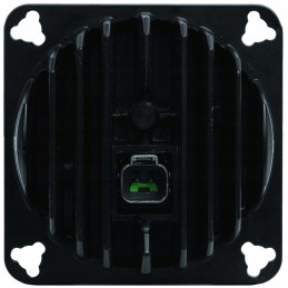 Round LED work lamp, 2800 lumens, viewing angle