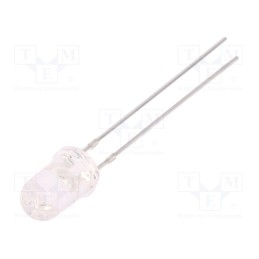 2 pcs x OPTOSUPPLY - OSV2YL5111A - LED, UV, 15°, 20mA, 370÷380nm, 3÷3.8VDC, THT