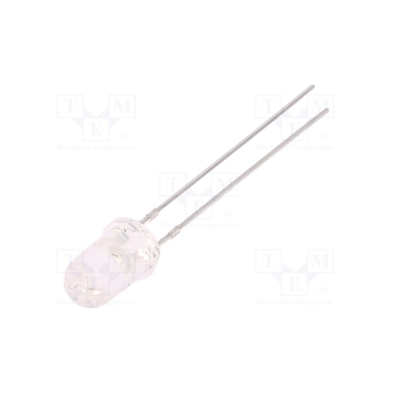 2 pcs x OPTOSUPPLY - OSV2YL5111A - LED, UV, 15°, 20mA, 370÷380nm, 3÷3.8VDC, THT