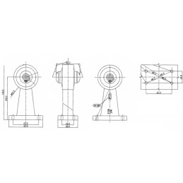 LED side marker lamp, left, long straight