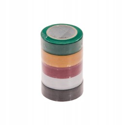 Insulating tape 19 mm x 5 m black white yellow