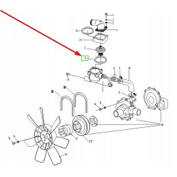 L375 06202 thermostat gasket