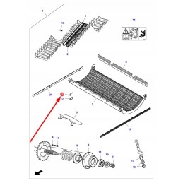 La323472050 M8 concave conversion screw
