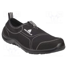 1 set x DELTA PLUS - MIAMISPNO46 - Shoes, Size: 46, black, cotton,polyester, with metal toecap