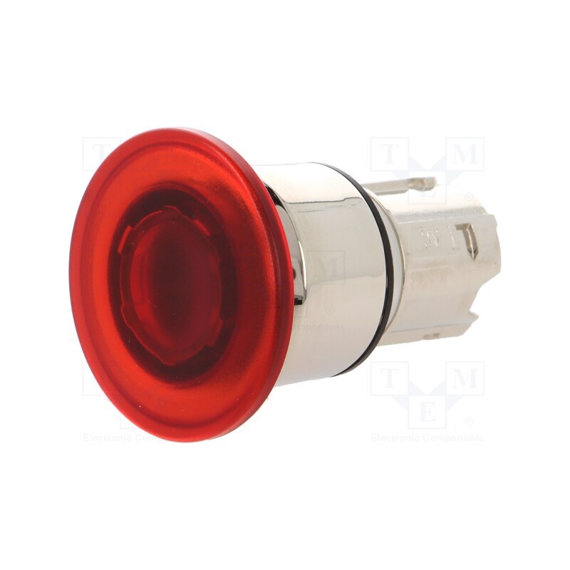 1 pcs x SIEMENS - 3SU1051-1BA20-0AA0 - Switch: push-button, 22mm, Stabl.pos: 2, red, IP67, mushroom, Pos: 2