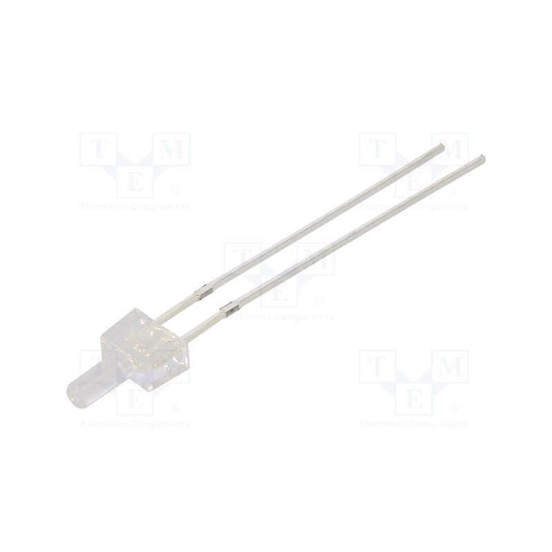 1 pcs x OPTOSUPPLY - OSB5YU7K91B - LED, 2mm, blue, 500÷750mcd, 90°, Front: flat, 2.9÷3.4V, No.of term: 2