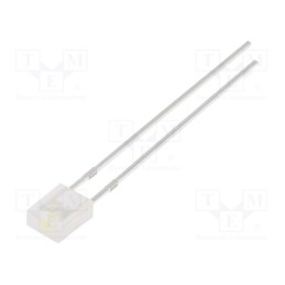 1 pcs x OPTOSUPPLY - OSW5YK7YA4B - LED, rectangular, 2x4x5mm, white cold, 500÷750mcd, 100°, 20mA