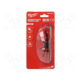 1 pcs x Milwaukee - 4932478909 - Safety spectacles, Lens: +1,magnifying