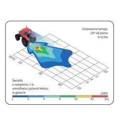 Halogen work lamp h3 70w ip69k universal