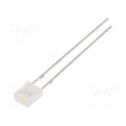 1 pcs x OPTOSUPPLY - OSM5YK7YA4B - LED, rectangular, 2x4x5mm, white warm, 330÷500mcd, 100°, 20mA