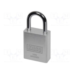 1 pcs x KASP - K14040SILD - Padlock, aluminium, hardened steel shackle,double bolted, gates