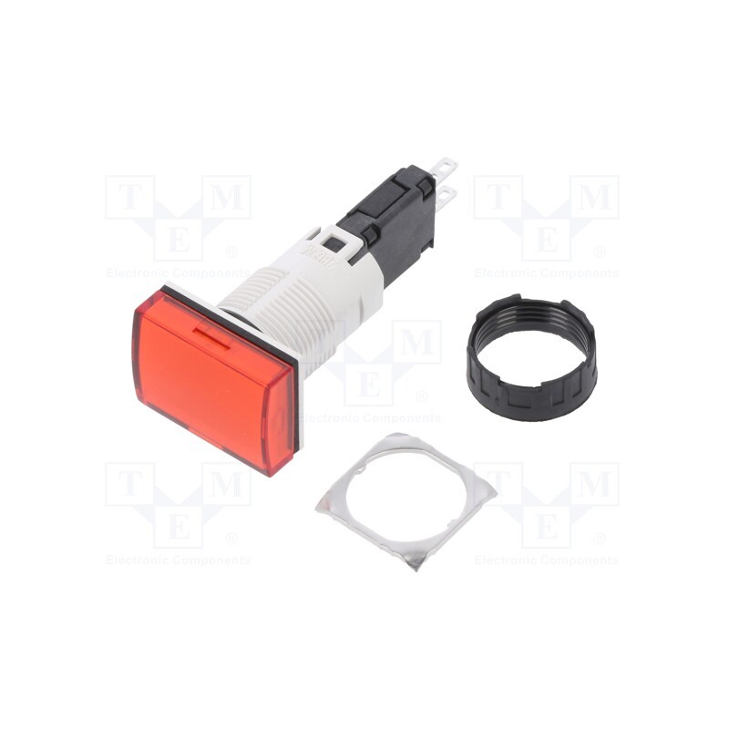 1 pcs x SCHNEIDER ELECTRIC - XB6DV4BB - Control lamp, 16mm, Harmony XB6, -25÷70°C, Illumin: LED, Ø16mm