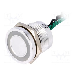 1 pcs x ONPOW - PS193P10YNT1G24VL - Switch: piezoelectric, Pos: 2, SPST-NO, 0.2A/24VAC, 0.2A/24VDC