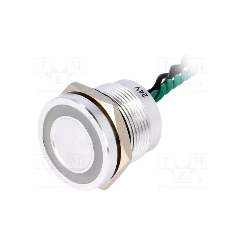 1 pcs x ONPOW - PS193P10YNT1G24VL - Switch: piezoelectric, Pos: 2, SPST-NO, 0.2A/24VAC, 0.2A/24VDC