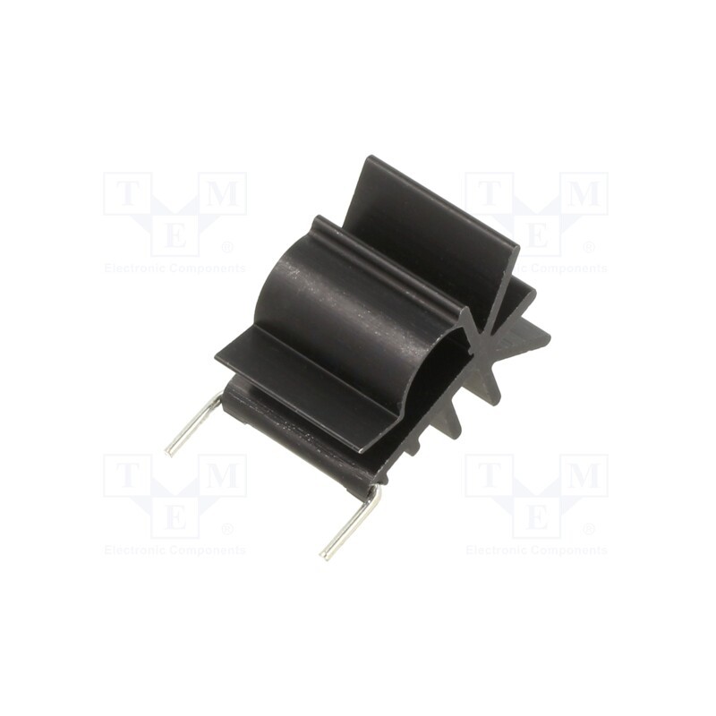 1 pcs x BOYD CORP - HF20 - Heatsink: extruded, TO220, black, L: 20mm, W: 21mm, H: 28mm, 13K/W