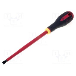 1 pcs x BAHCO - BE-8065S - Screwdriver, insulated, slot, 8,0x1,2mm, Blade length: 175mm