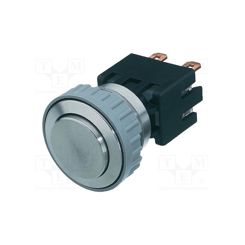 1 pcs x SCHURTER - 1241.6831.1120000 - Switch: vandal resistant, Pos: 2, DPST-NO, 12A/250VAC, 0.5A/125VDC