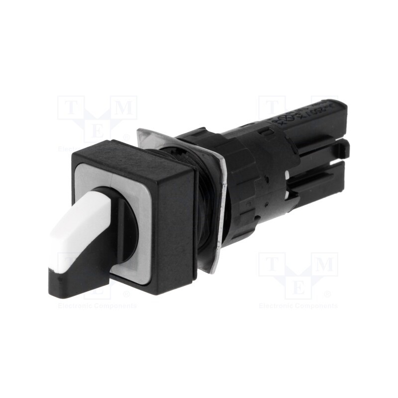 1 pcs x EATON ELECTRIC - Q18WK1R - Switch: rotary, 16mm, Stabl.pos: 2, white, Pos: 2, -25÷70°C, RMQ-16