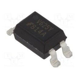 2 pcs x ONSEMI - FOD814A3SD - Optocoupler, SMD, Ch: 1, OUT: transistor, Uinsul: 5kV, Uce: 70V