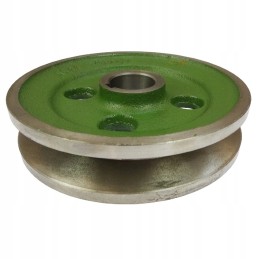 The pulley III and the tension wheels are lifted by a cast iron roller