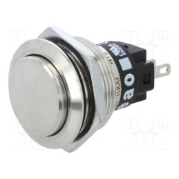 1 pcs x EAO - 82-6161.1000 - Switch: vandal resistant, Pos: 2, SPDT, 3A/240VAC, 3A/240VDC, Ø22mm