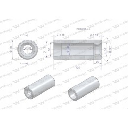 Loader sleeve for tine 880 turn Warynski