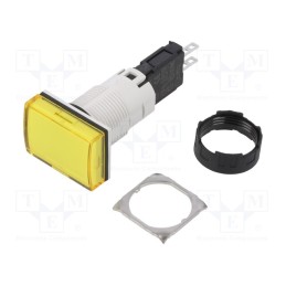 1 pcs x SCHNEIDER ELECTRIC - XB6DV5BB - Control lamp, 16mm, Harmony XB6, -25÷70°C, Illumin: LED, Ø16mm