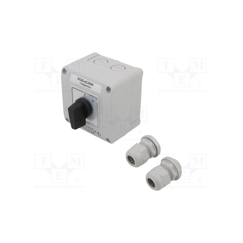 1 pcs x SPAMEL - SK16-1.825\OB11 - Switch: cam switch, Stabl.pos: 2, 16A, 0-1, flush mounting, Poles: 1