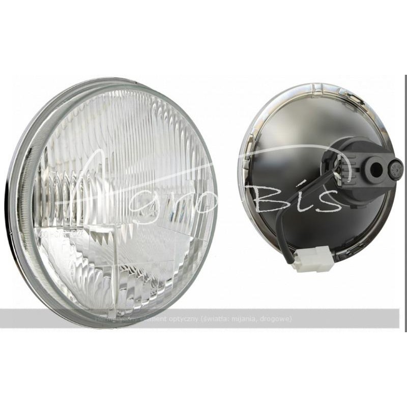 Hermetic optical element unece 112