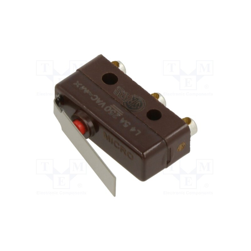 1 pcs x HONEYWELL - 111SM1 - Microswitch SNAP ACTION, 5A/250VAC, 5A/28VDC, with lever, SPDT
