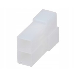 Electric plug housing 2 pin 6 3mm