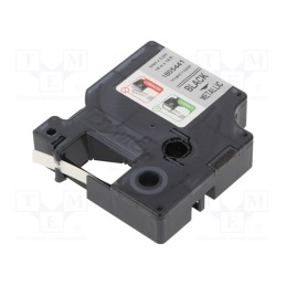 1 pcs x DYMO - 1805441 - Tape, 6mm, 5.5m, metallic, Character colour: black